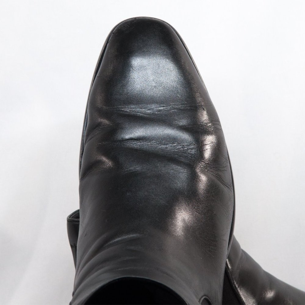 💥Host Pick!  Prada blk mens Chelsea boots  12 US - Picture 4 of 11